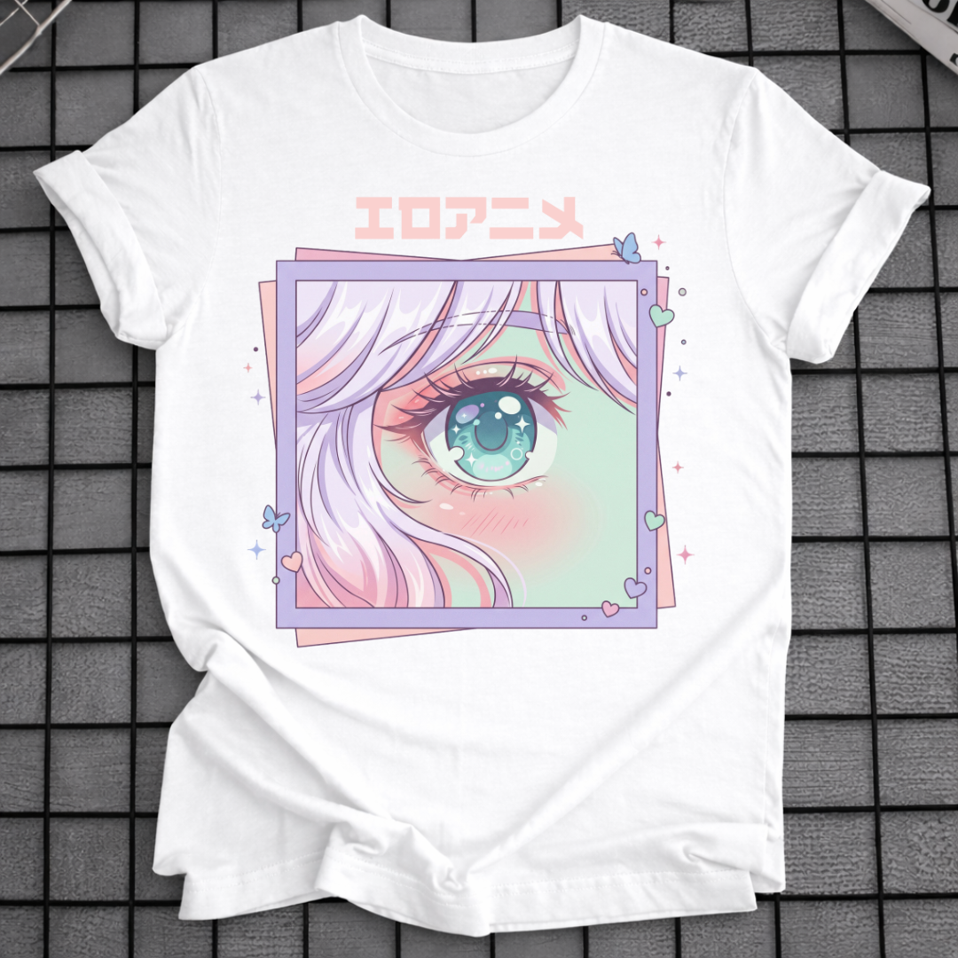 PASTEL ANIME EYE T-SHIRT