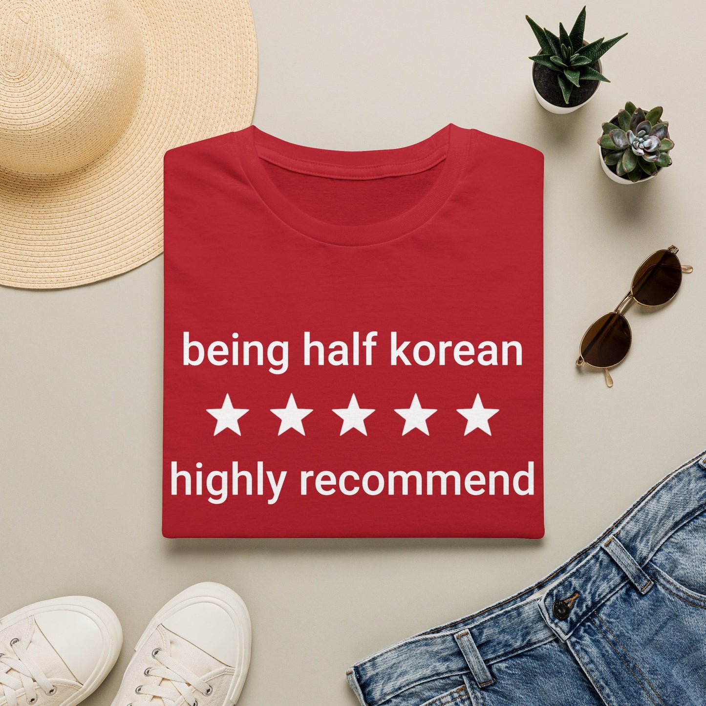 BEING HALF KOREAN T-SHIRT