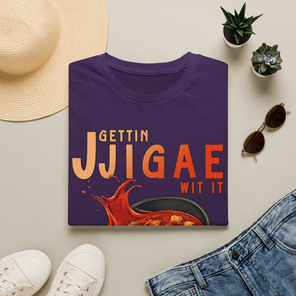 Gettin Jjigae Wit It T-Shirt – Korean Stew Graphic Tee for Foodies & K-Culture Fans