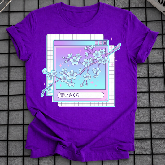 WAPORWAVE KIRSCHBLÜTEN-T-SHIRT