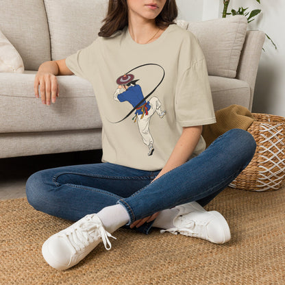 Cowboy Roper Graphic T-Shirt — Western Rodeo Roping Design