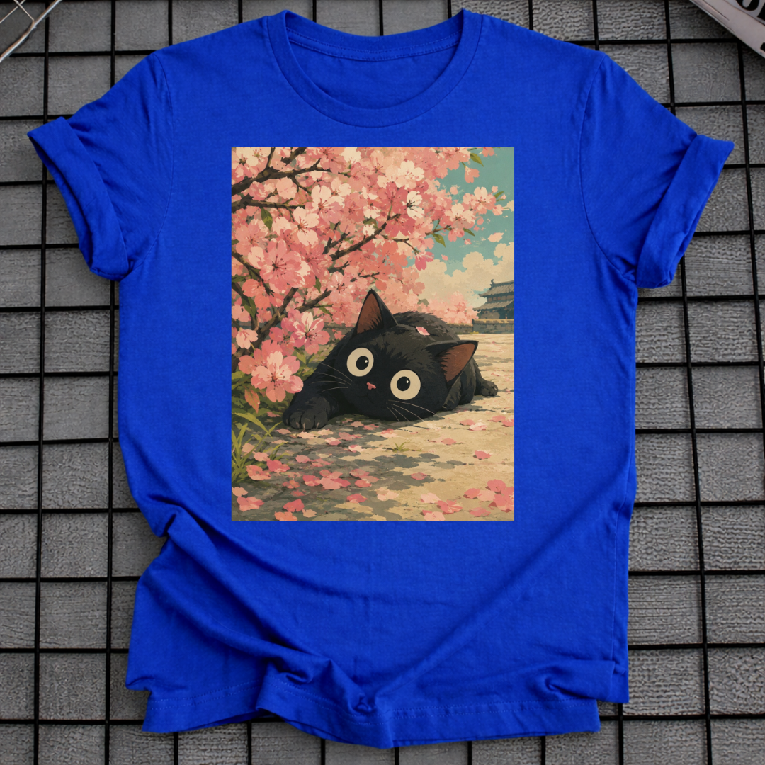 SCHWARZE KATZE SAKURA T-SHIRT