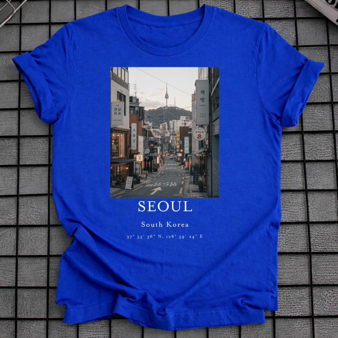 SEOUL SÜDKOREA STRASSEN-T-SHIRT