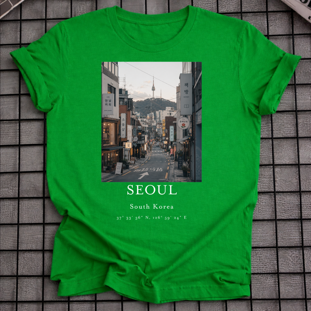 SEOUL SÜDKOREA STRASSEN-T-SHIRT