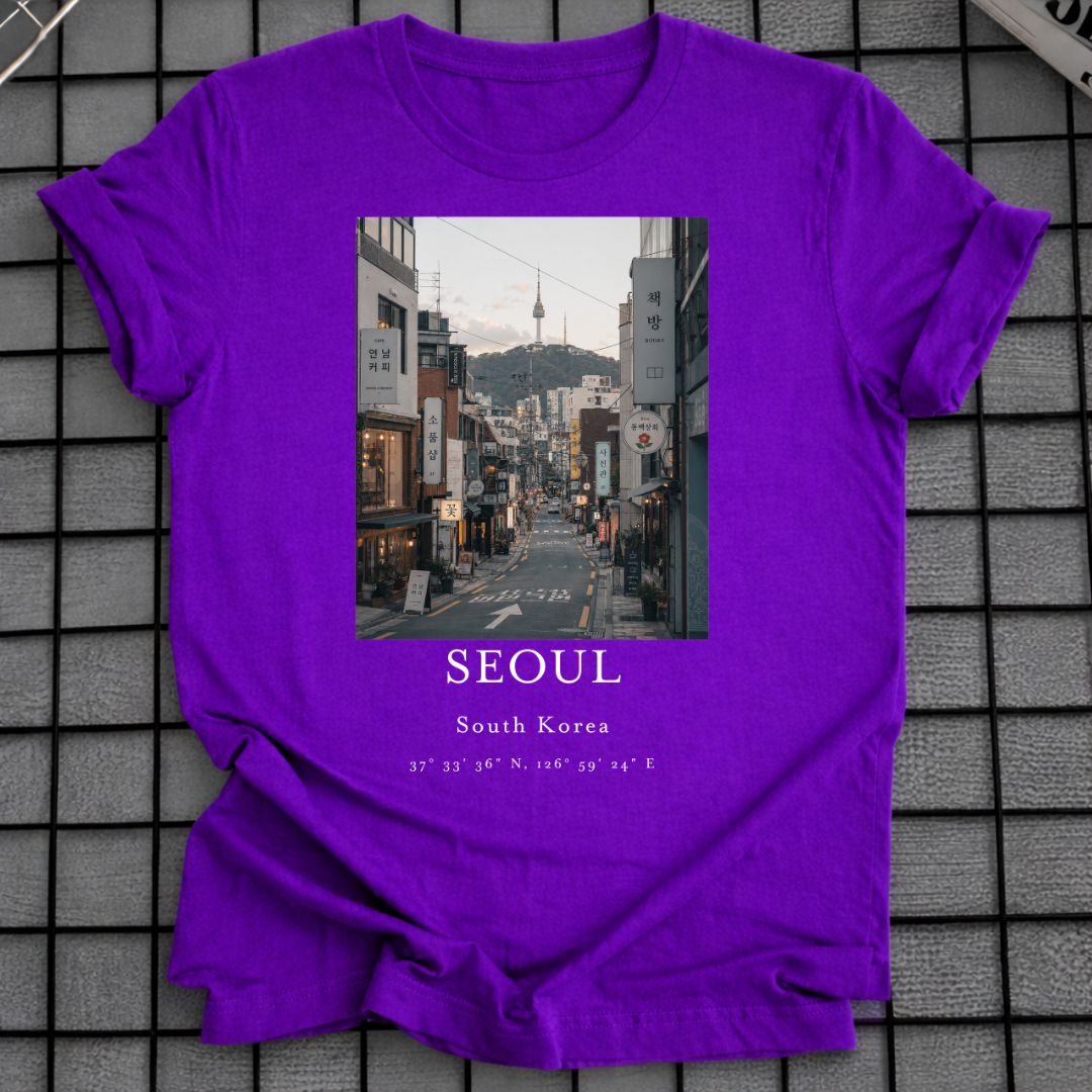 SEOUL SÜDKOREA STRASSEN-T-SHIRT