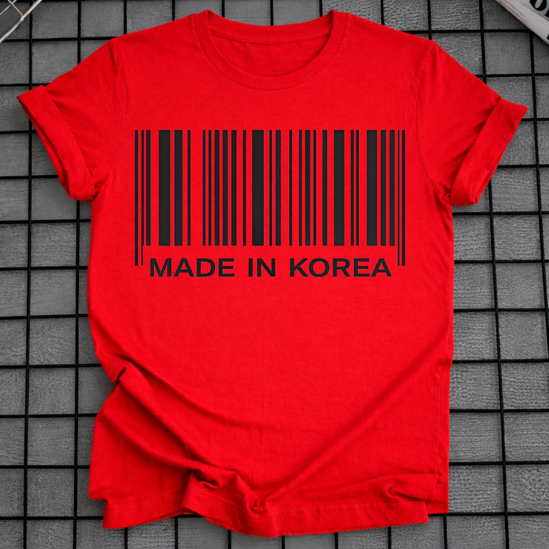 T-SHIRT HERGESTELLT IN KOREA