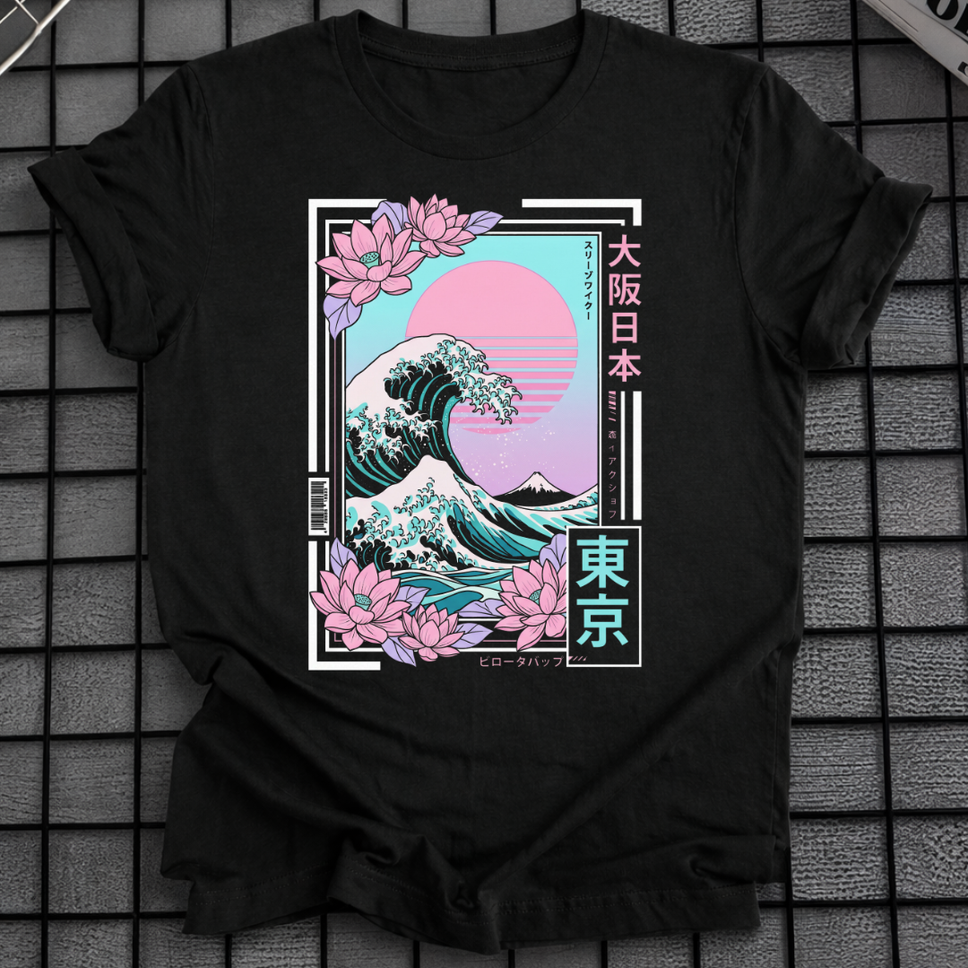 WAVE OF SAKURA T-SHIRT