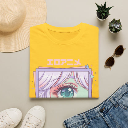 Anime Eye Graphic T-Shirt — エロアニメ Pastel Kawaii Aesthetic
