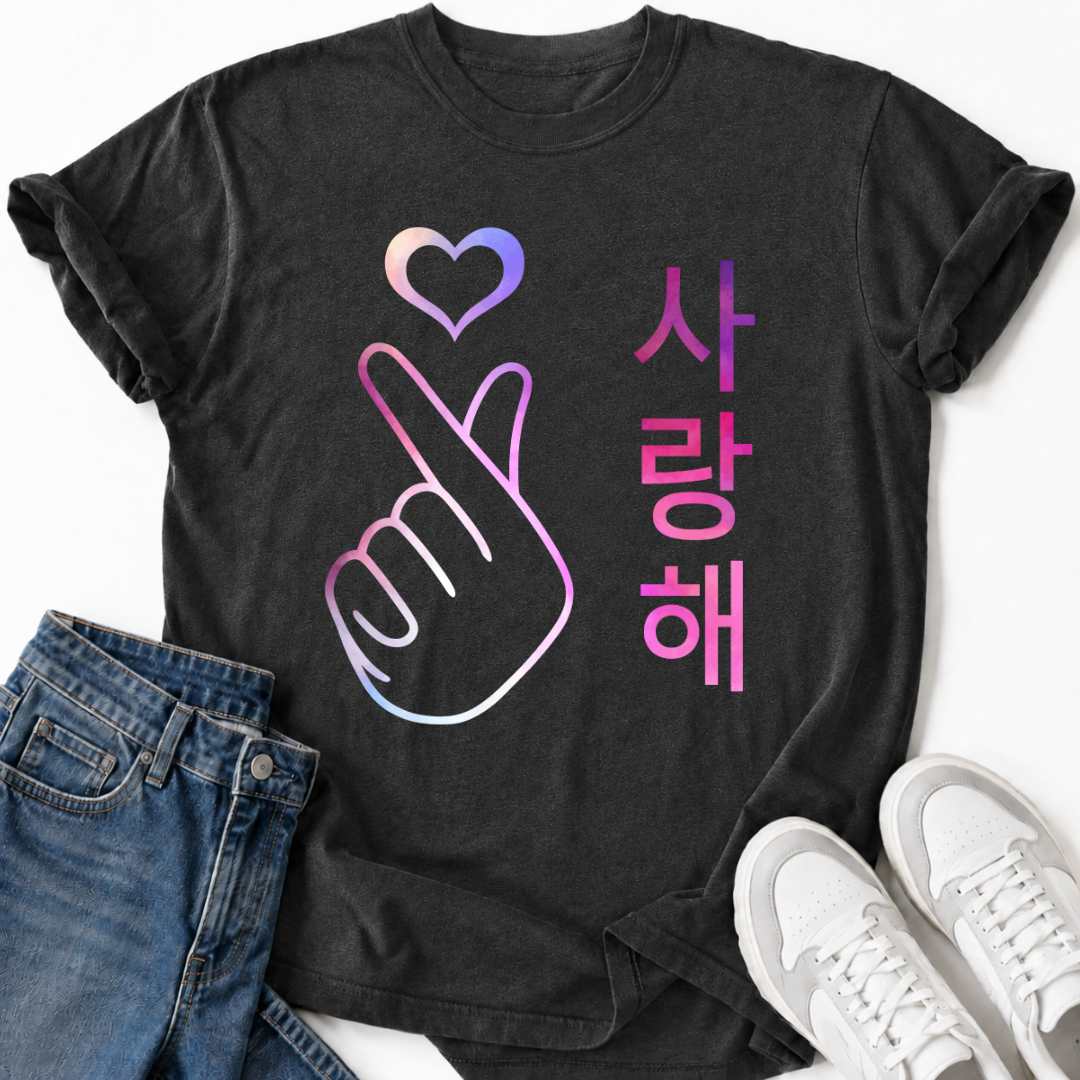 PINK PURPLE SARANGHAE T-SHIRT