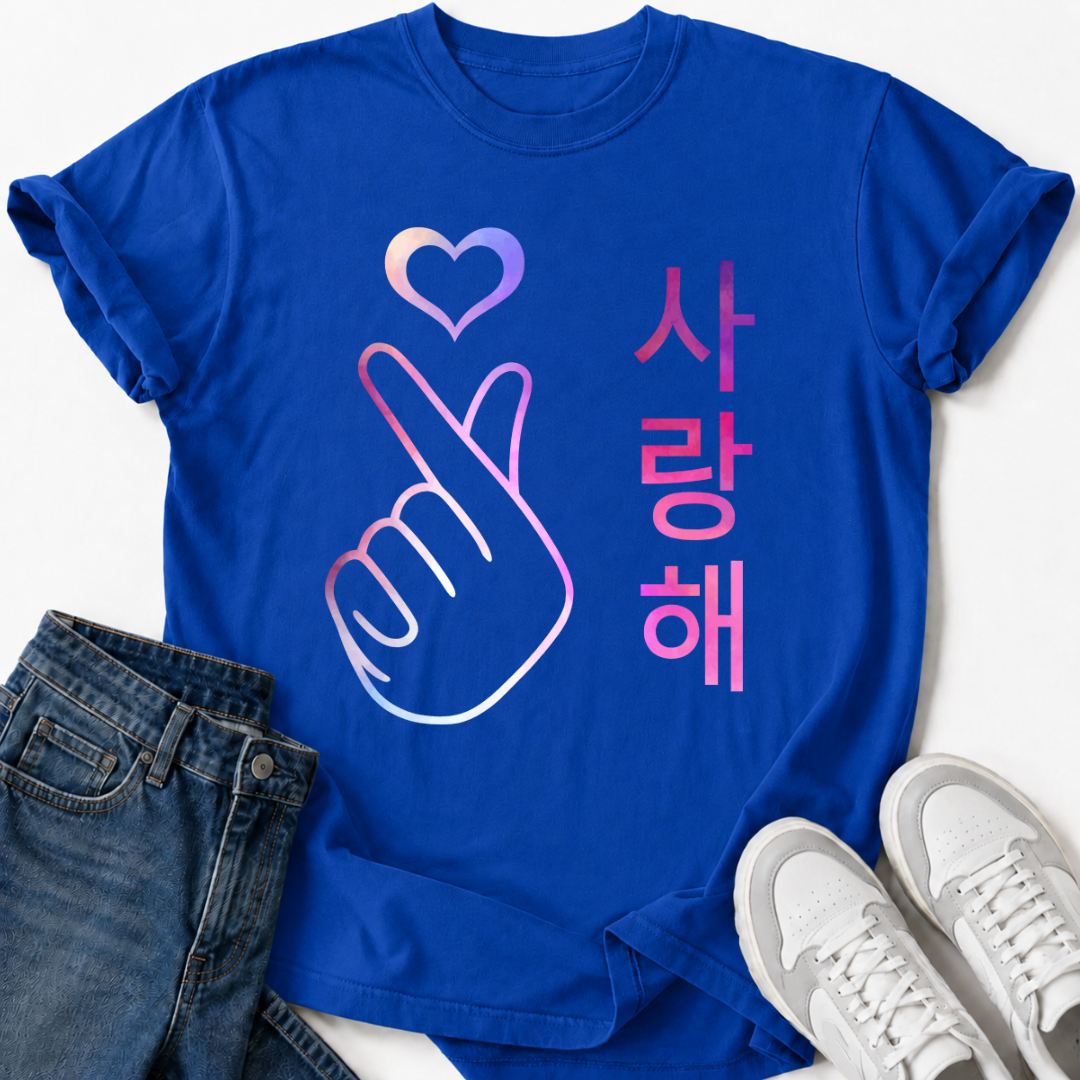 PINK PURPLE SARANGHAE T-SHIRT