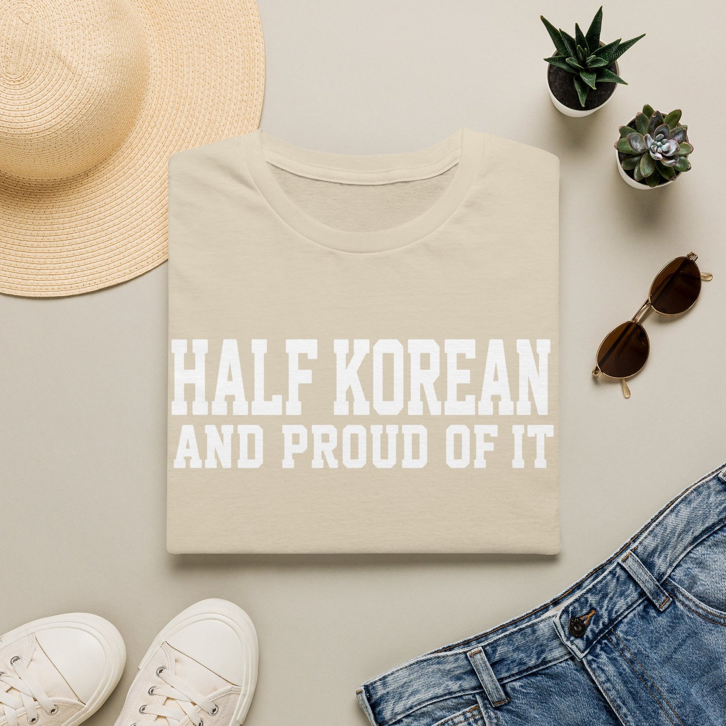 HALF KOREAN PROUD OF IT T-SHIRT