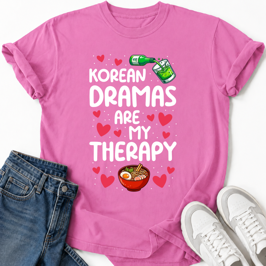 KOREAN DRAMAS SOJU RAMEN T-SHIRT