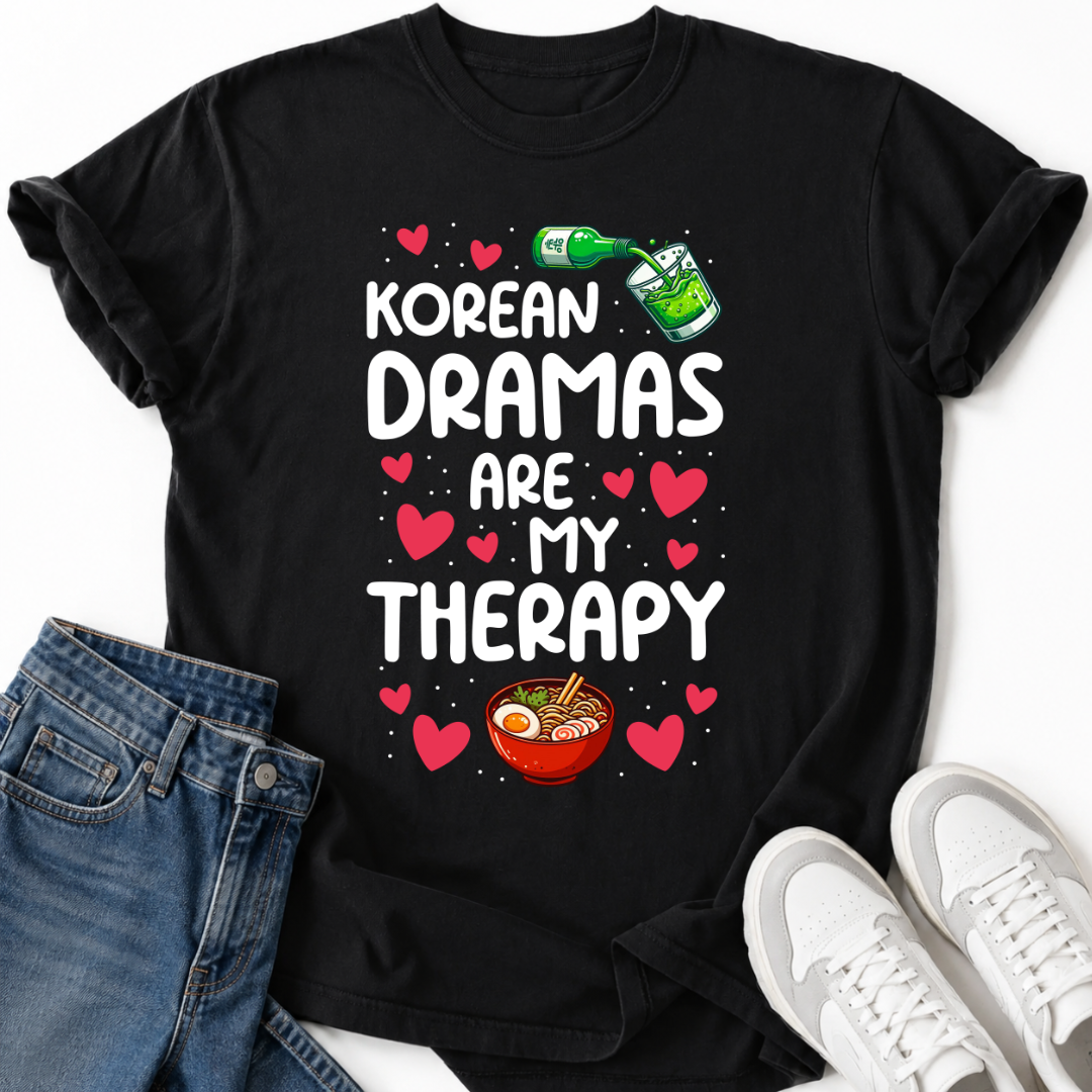 KOREAN DRAMAS SOJU RAMEN T-SHIRT