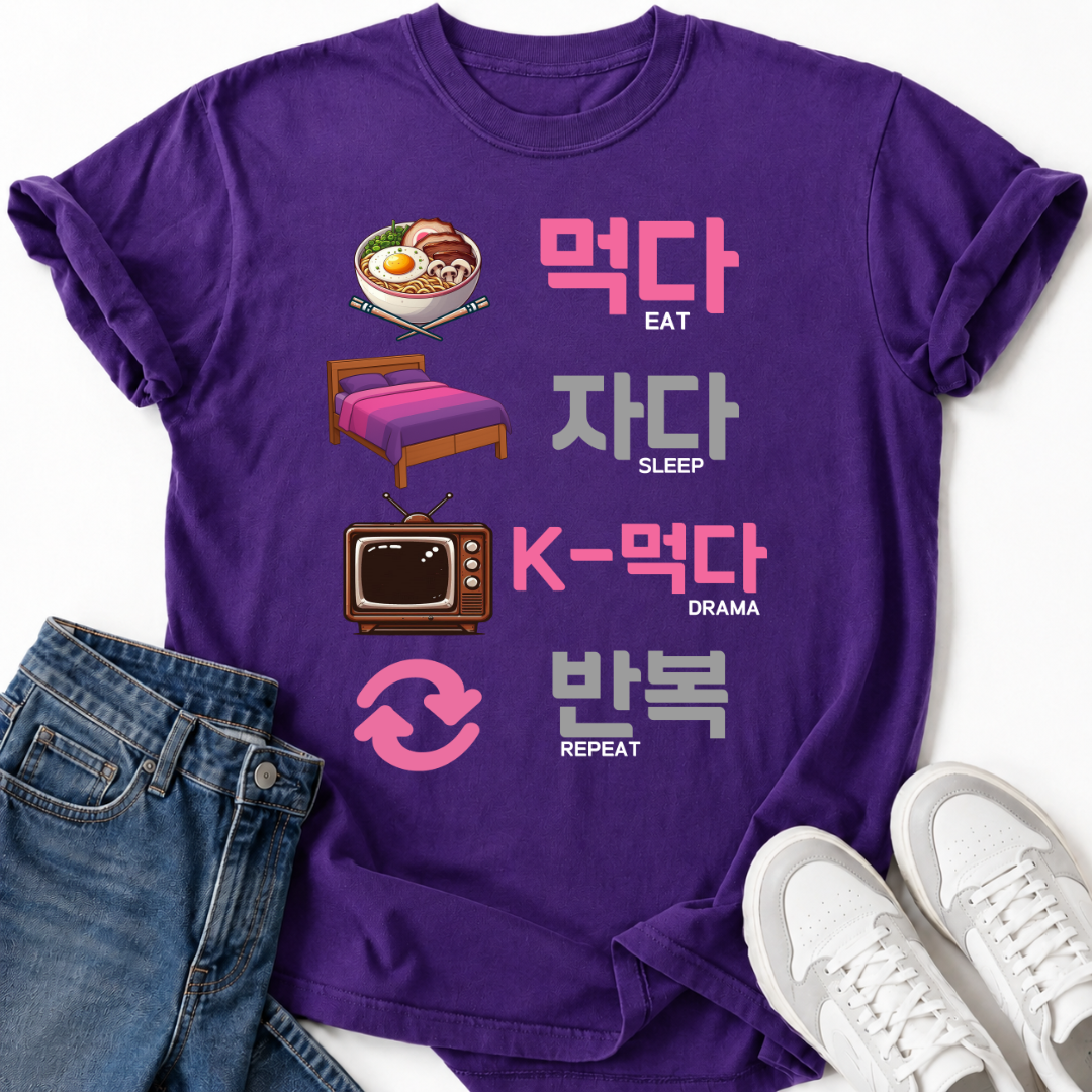 RAMEN SLEEP K-DRAMA T-SHIRT