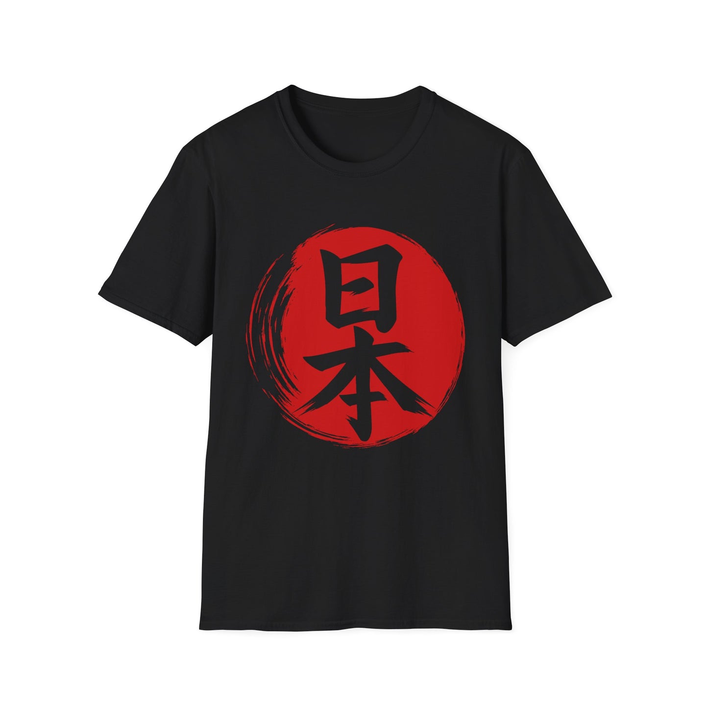 Japan Flag T-Shirt — Red Sun Kanji Graphic Tee