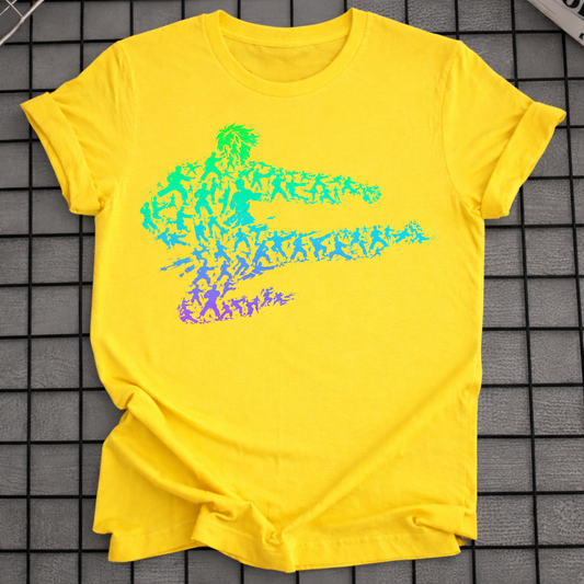 KARATE-SILHOUETTEN-T-SHIRT