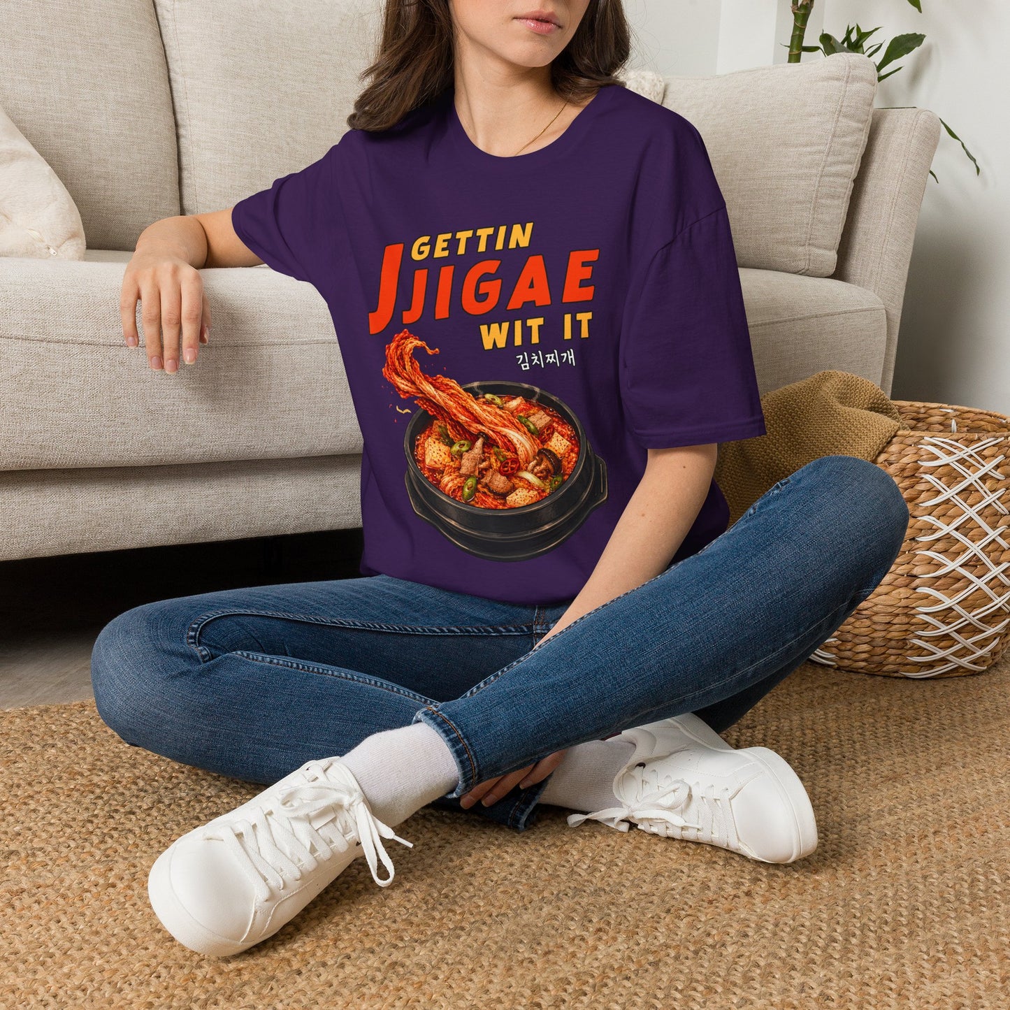 Gettin Jjigae Wit It T-Shirt — Korean Stew Graphic Tee