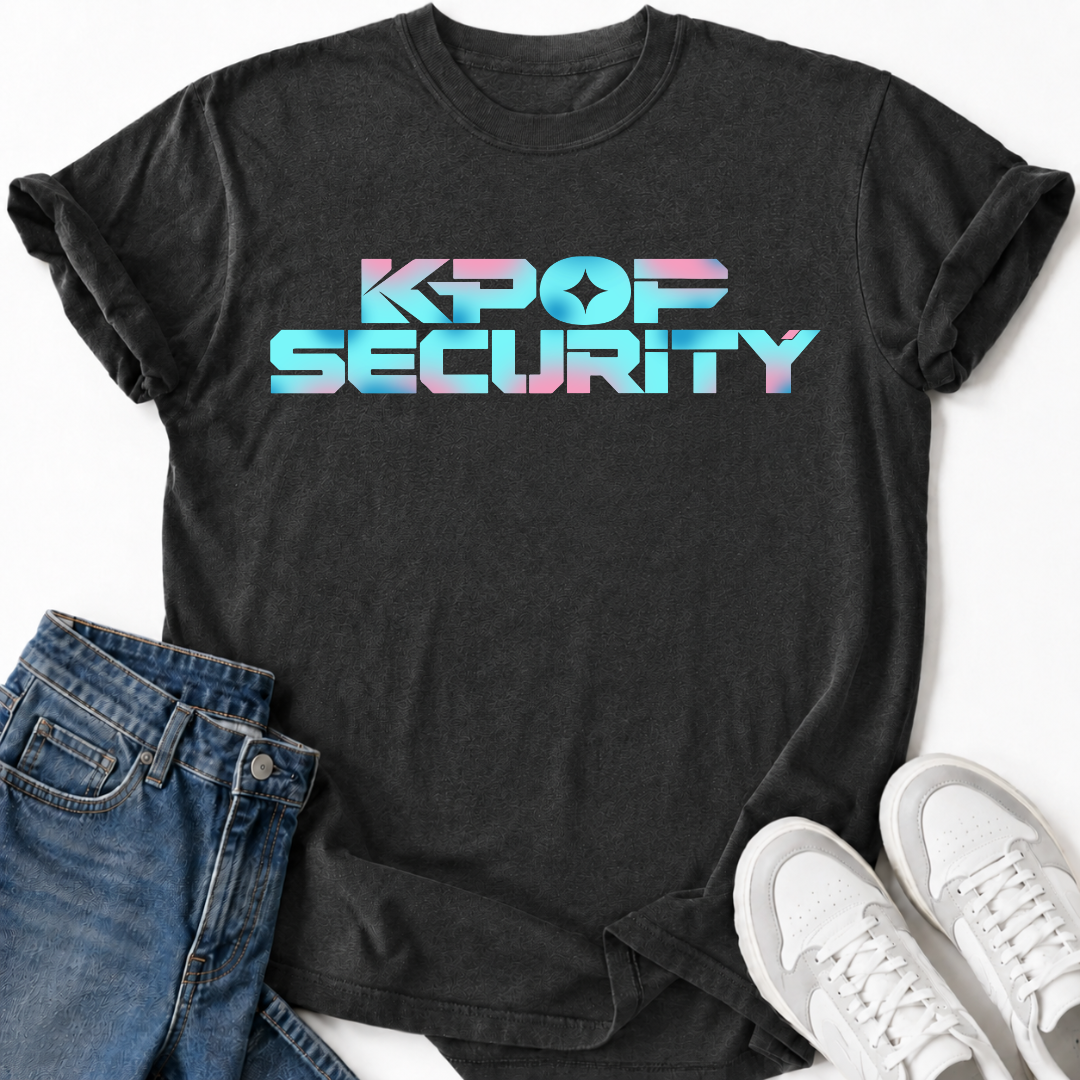 KOREAN P-POP SECURITY T-SHIRT