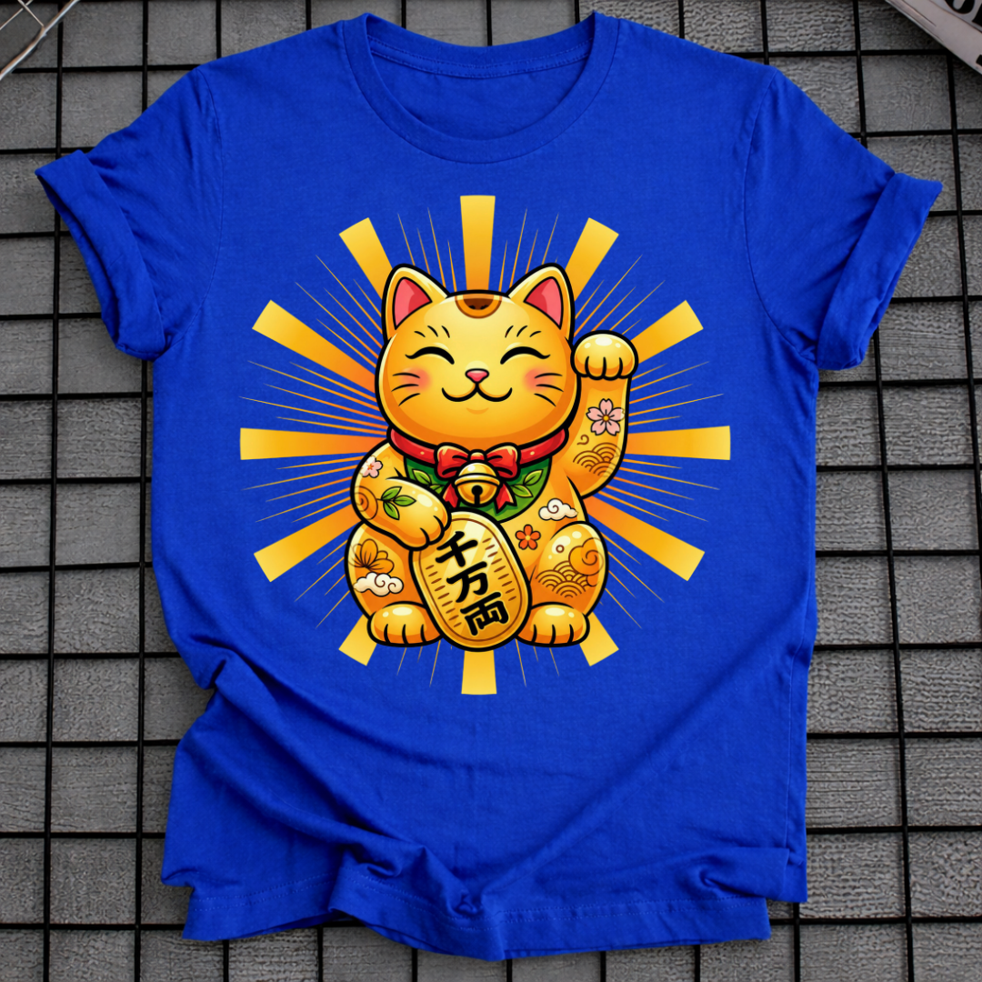 MANEKI NEKO LUCKY CAT T-SHIRT