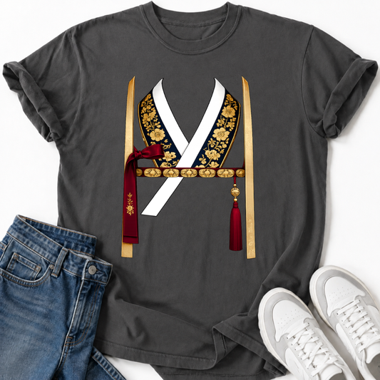 KOREAN WEDDING HANBOK COSTUME T-SHIRT