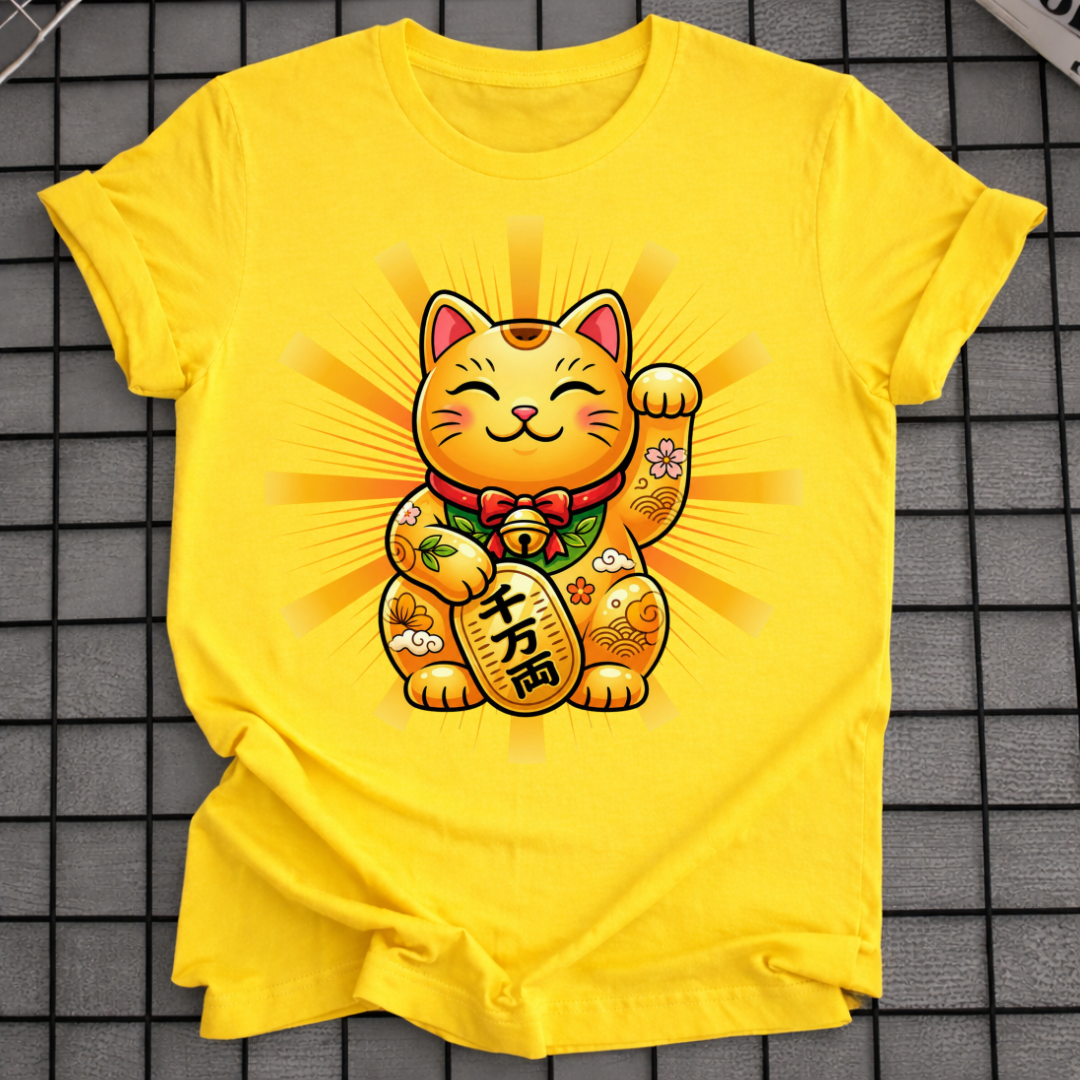 MANEKI NEKO LUCKY CAT T-SHIRT