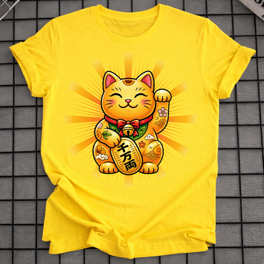 MANEKI NEKO GLÜCKKATZE T-SHIRT