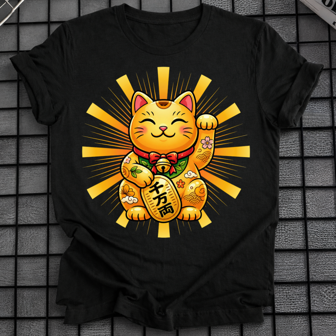 MANEKI NEKO LUCKY CAT T-SHIRT