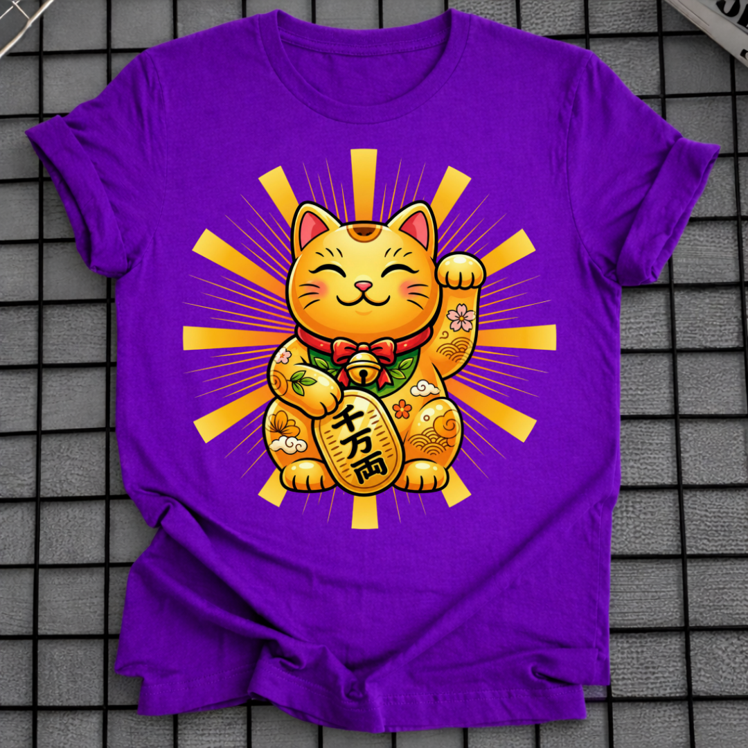 MANEKI NEKO LUCKY CAT T-SHIRT