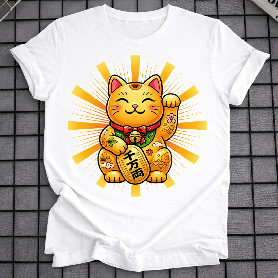 MANEKI NEKO LUCKY CAT T-SHIRT