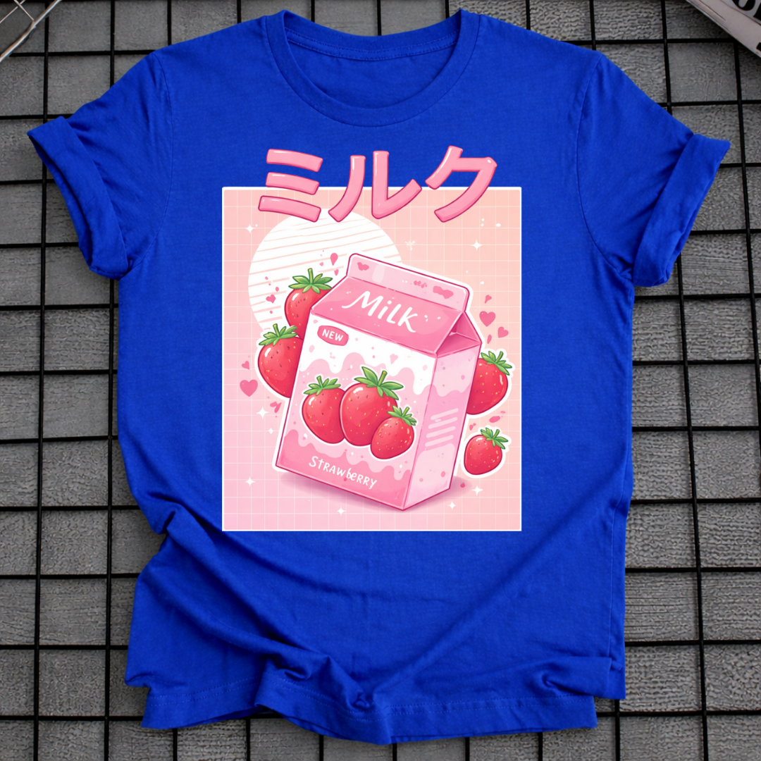 KAWAII ERDBEERMILCH T-SHIRT