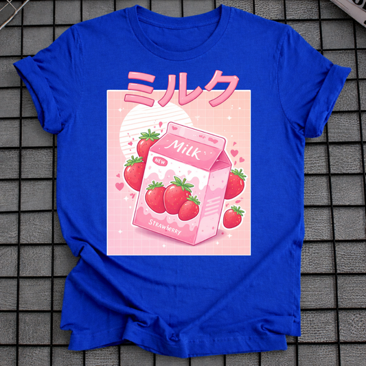 KAWAII STRAWBERRY MILK T-SHIRT