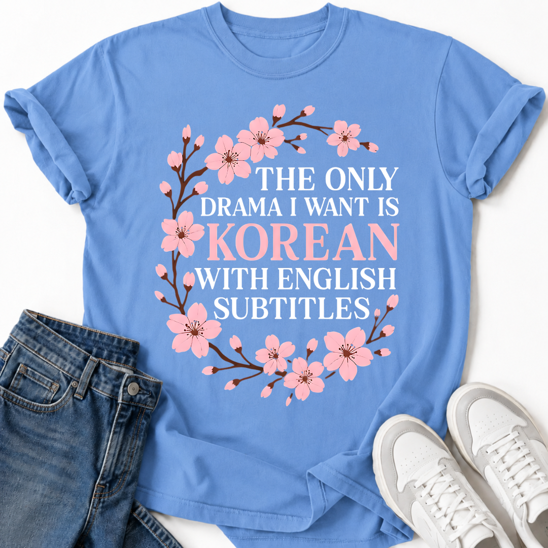 CHERRY BLOSSOM K-DRAMA T-SHIRT
