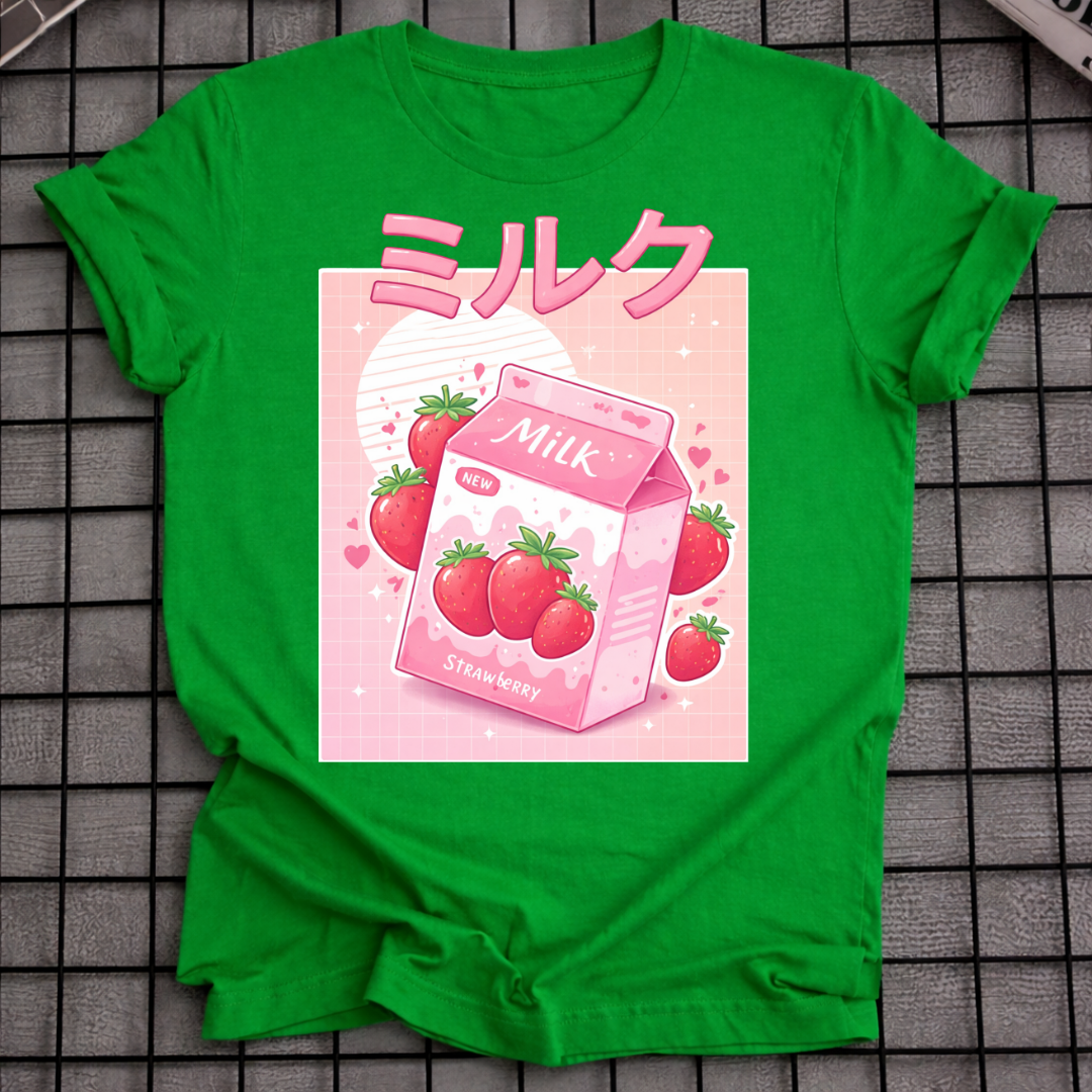KAWAII ERDBEERMILCH T-SHIRT