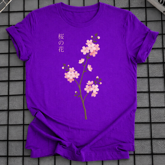 SAKURA BRANCH FLORAL T-SHIRT