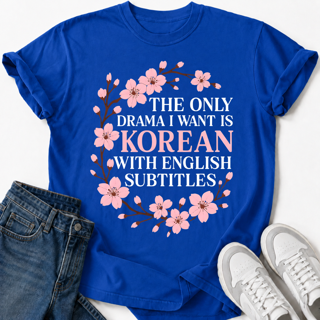 CHERRY BLOSSOM K-DRAMA T-SHIRT