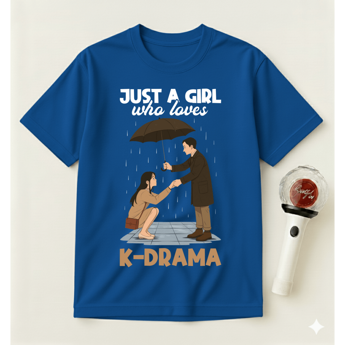 JUST A GIRL WHO LOVES K-DRAMA T-SHIRT