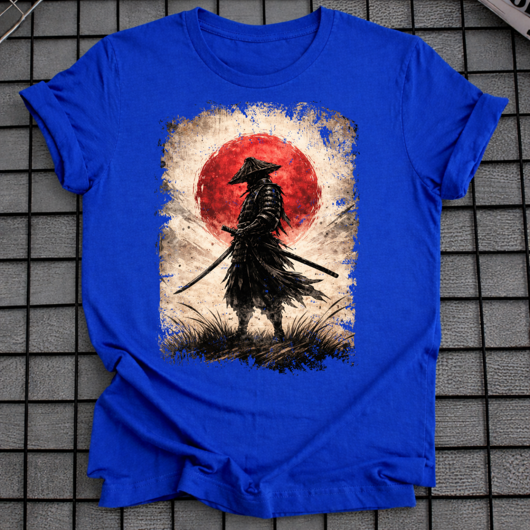 SAMURAI-SILHOUETTEN-T-SHIRT