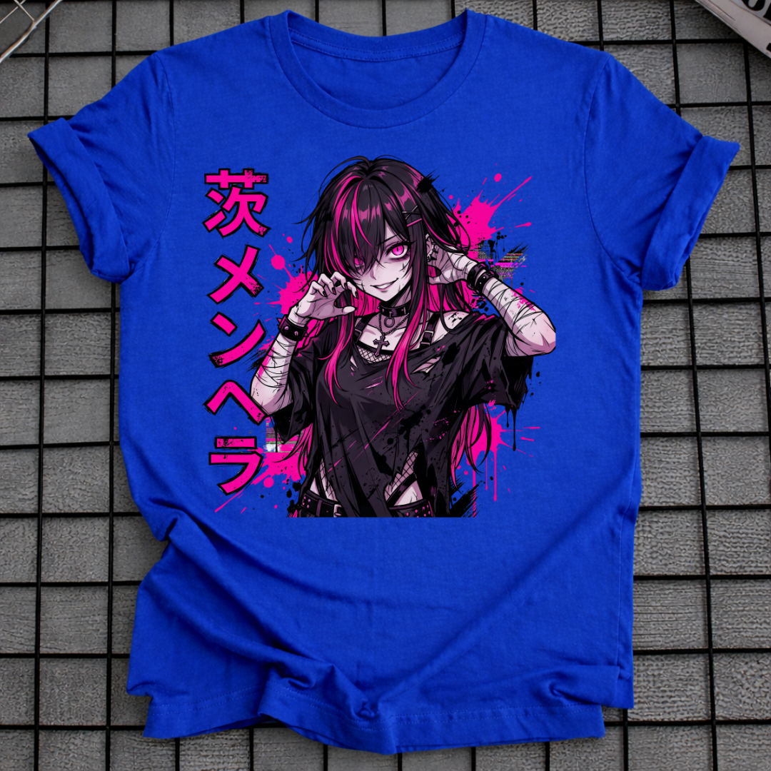 ANIME GOTHIC GIRL T-SHIRT