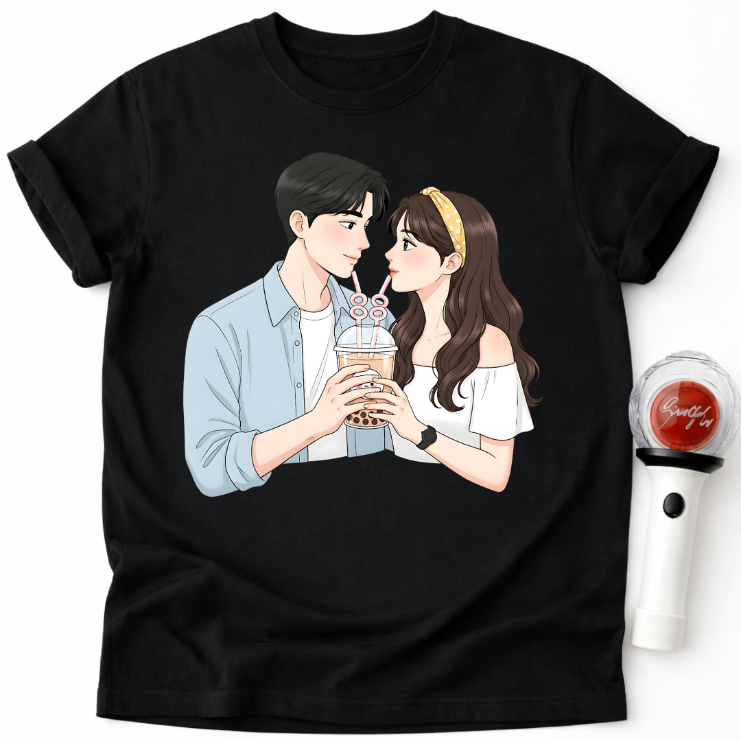 PAAR TRINKT BOBA TEE T-SHIRT