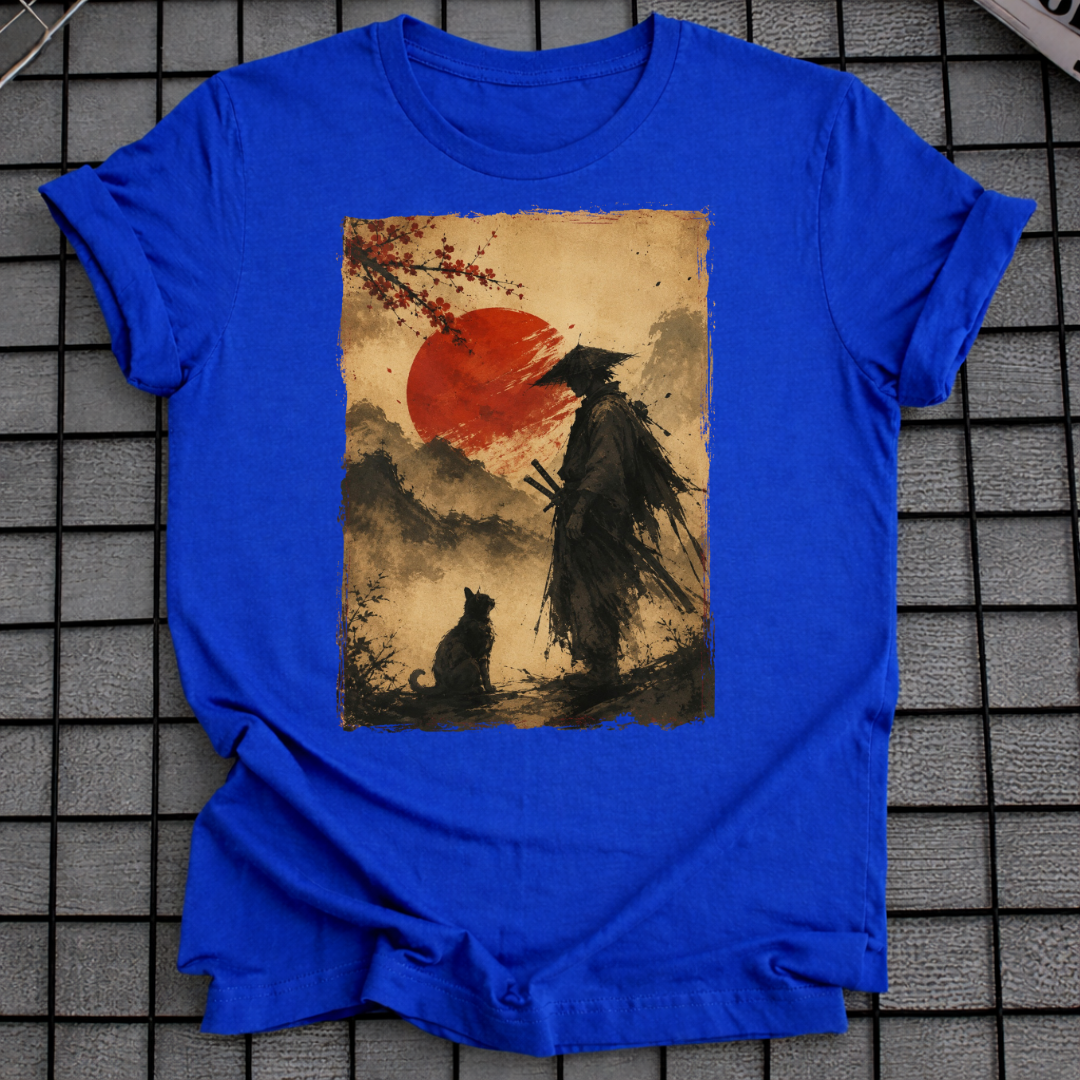 SAMURAI STARRT KATZE T-SHIRT