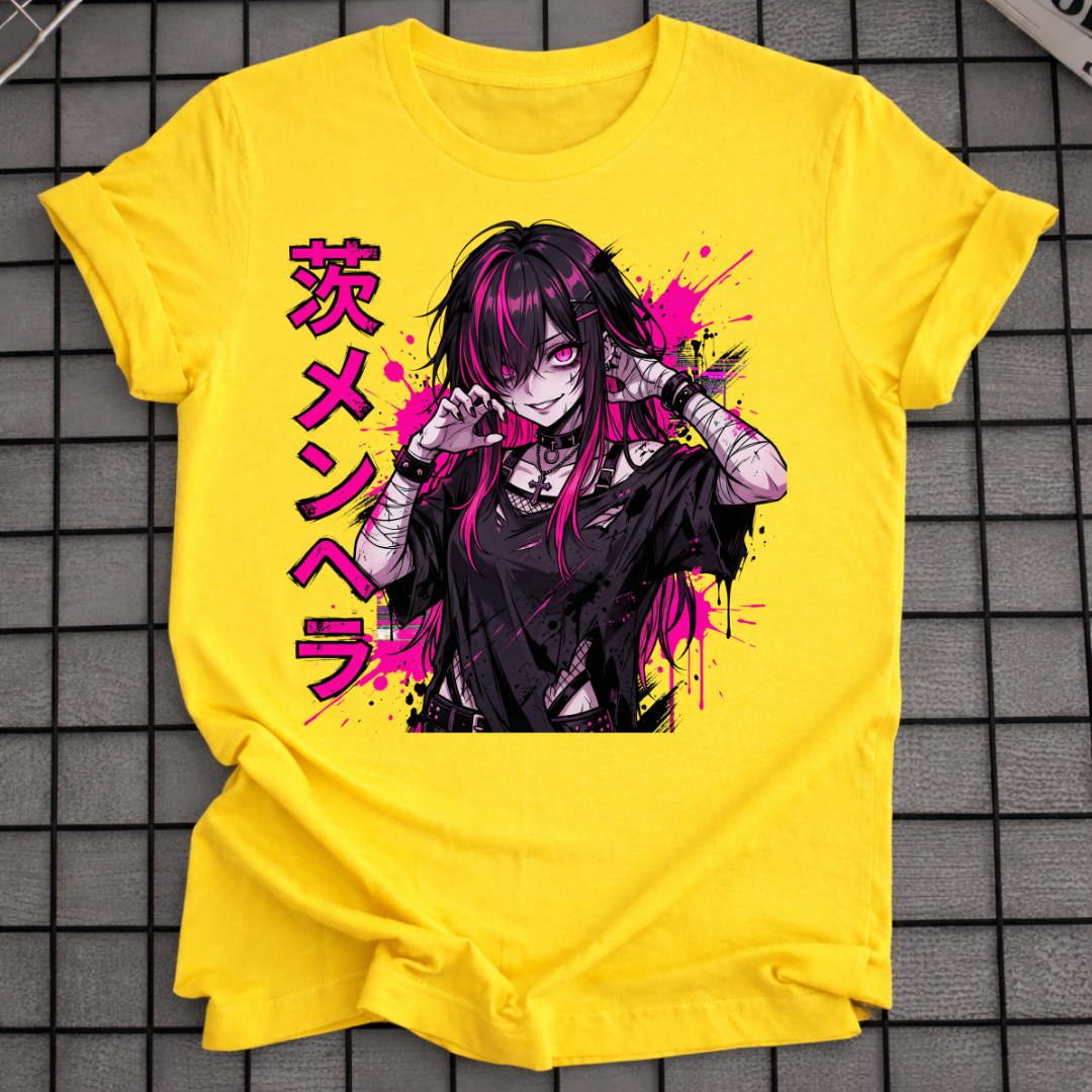 ANIME GOTHIC GIRL T-SHIRT