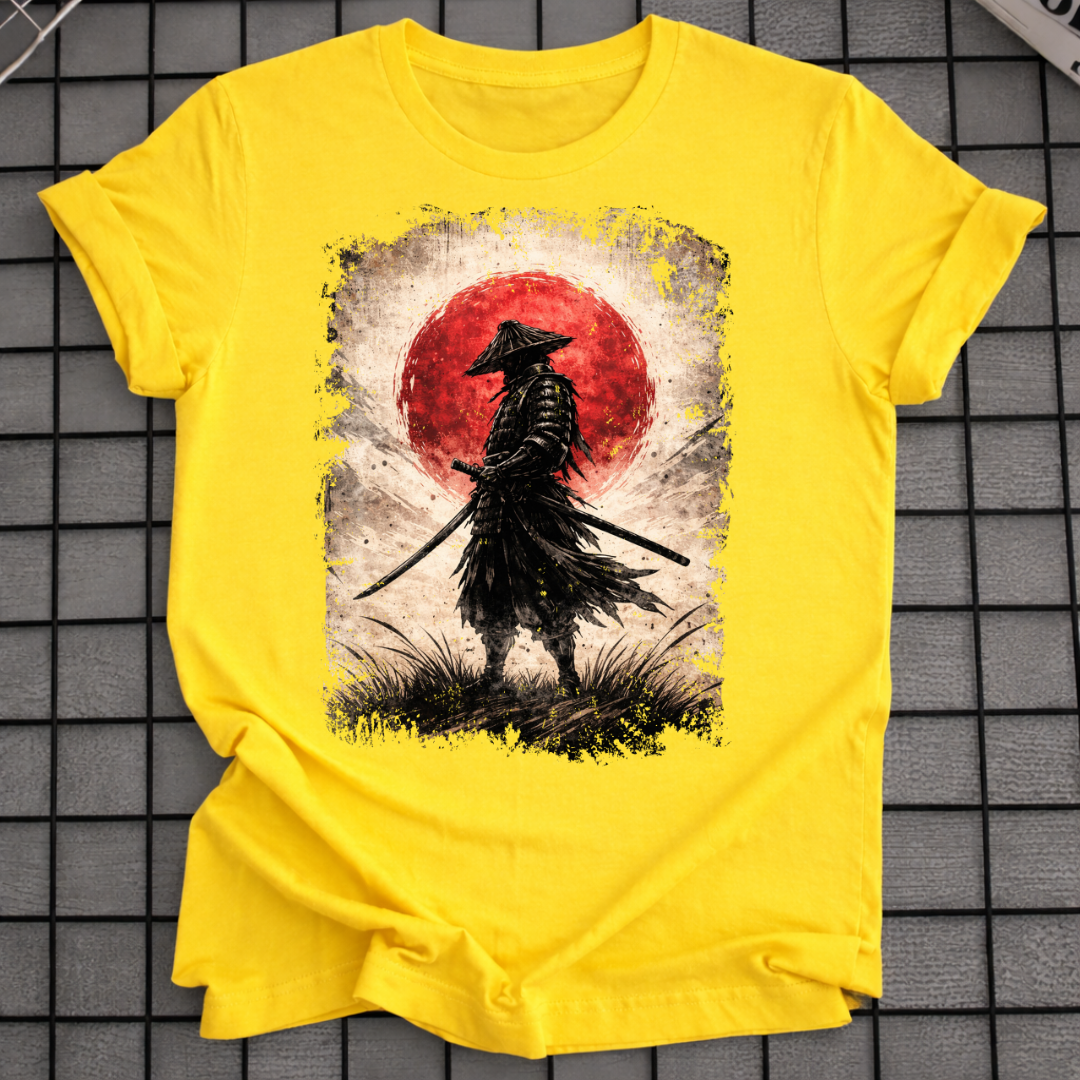 SAMURAI-SILHOUETTEN-T-SHIRT