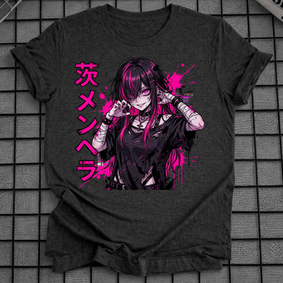 ANIME GOTHIC GIRL T-SHIRT