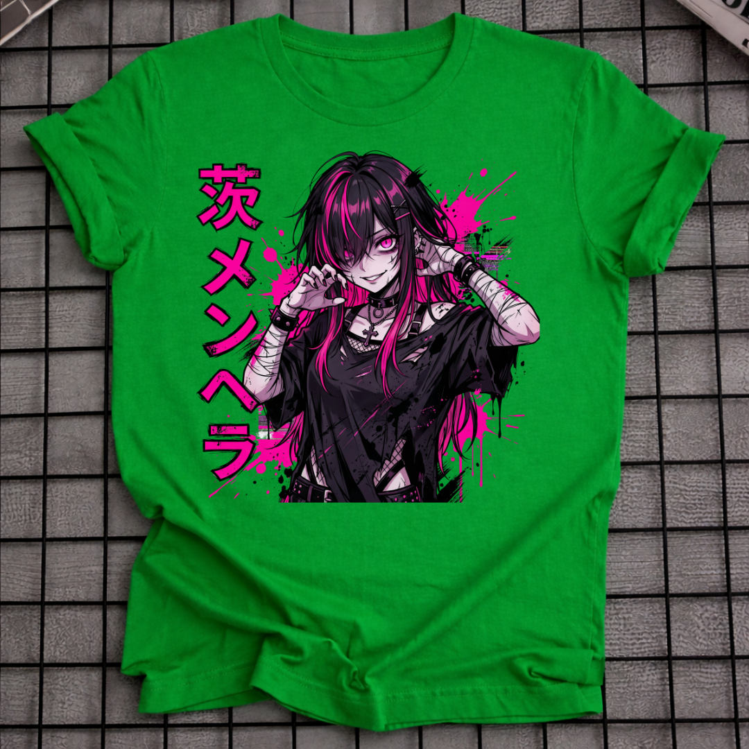 ANIME GOTHIC GIRL T-SHIRT