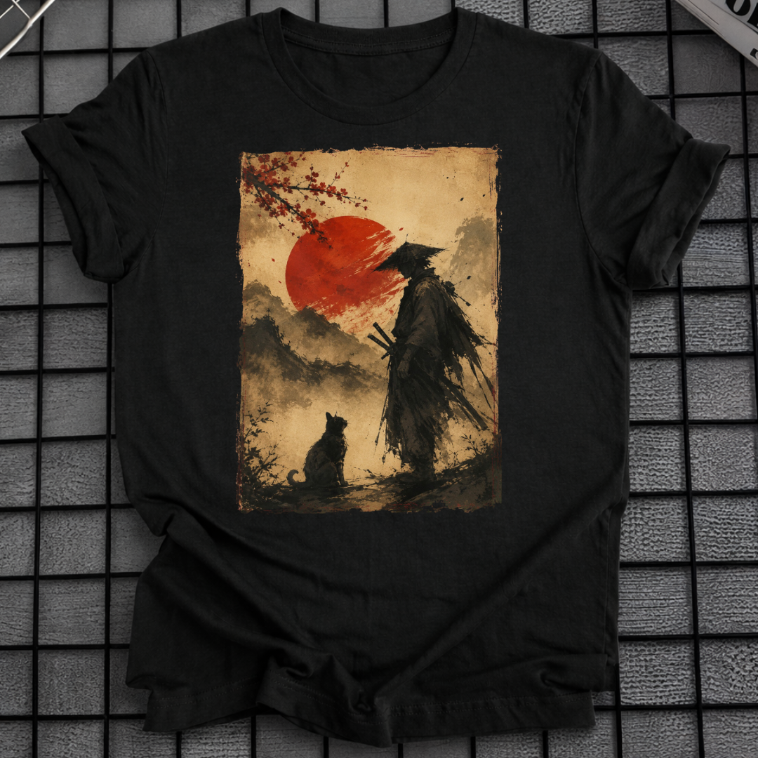 SAMURAI STARRT KATZE T-SHIRT
