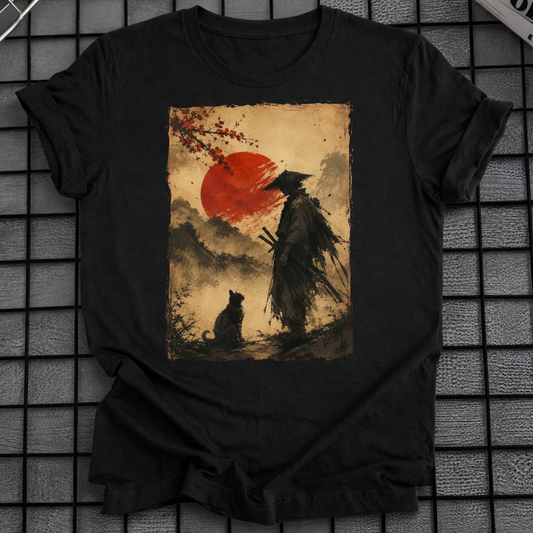 SAMURAI STARRT KATZE T-SHIRT