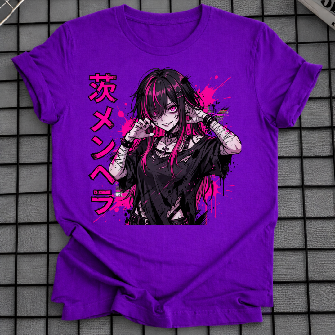 ANIME GOTHIC GIRL T-SHIRT