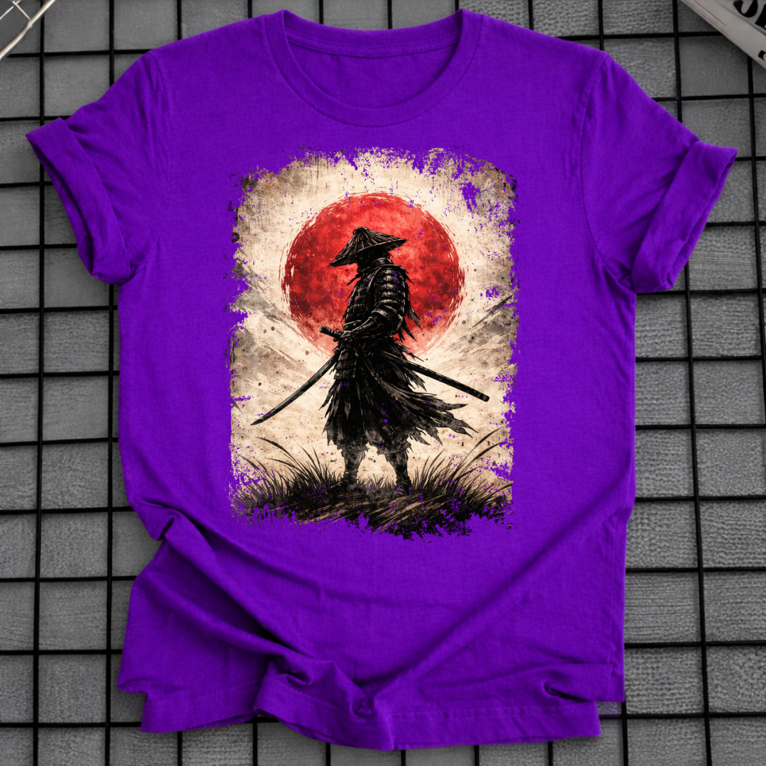 SAMURAI-SILHOUETTEN-T-SHIRT