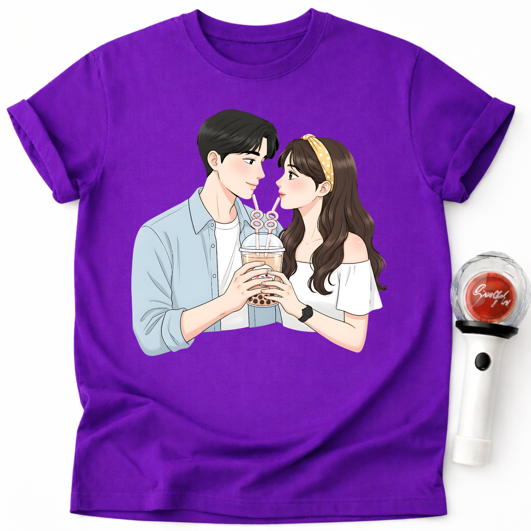 PAAR TRINKT BOBA TEE T-SHIRT