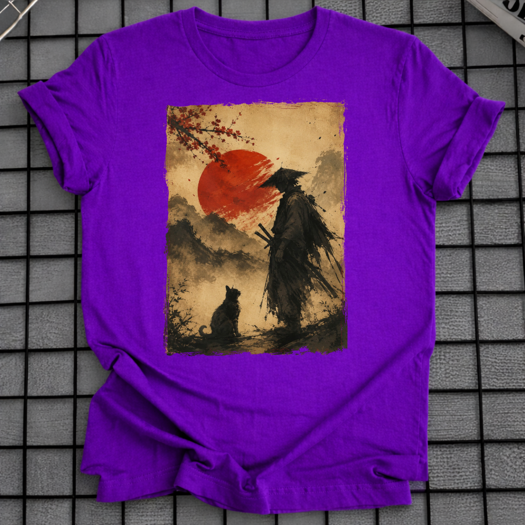 SAMURAI STARRT KATZE T-SHIRT